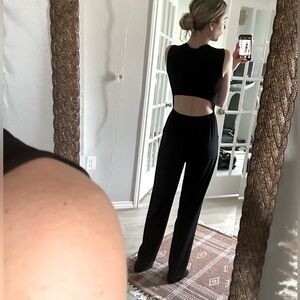 Black bcbg generation jumpsuit